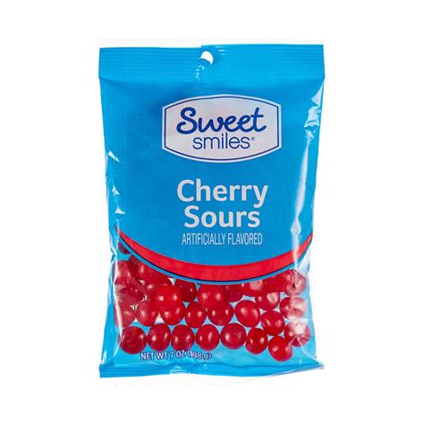 Sweet Smiles Cherry Sours 7 Oz