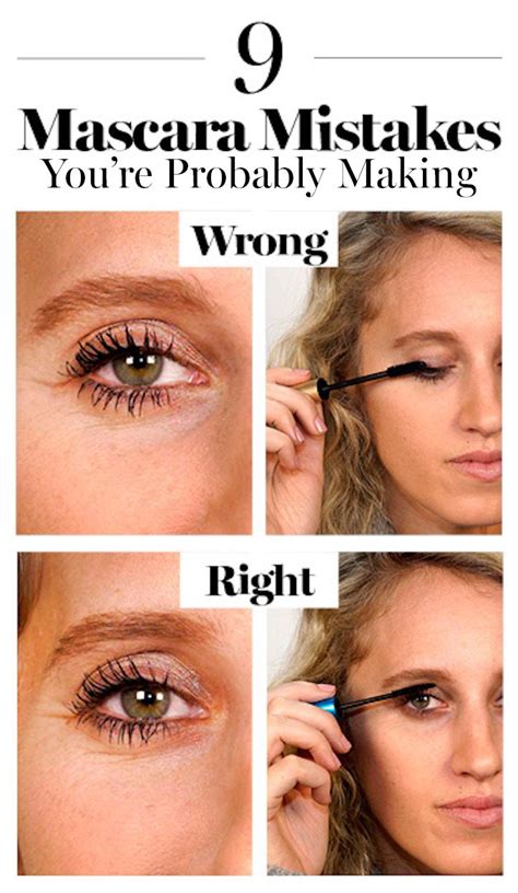 how to apply mascara the right way glamour