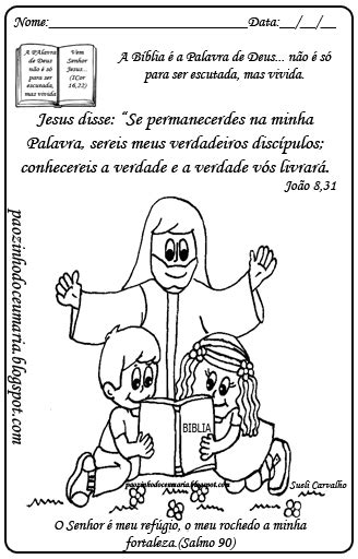 pãozinho do céu mês da bíblia atividades para catequese