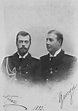 Czarevich Nicholas da Rússia, mais tarde, czar Nicolau II da Rússia e ...