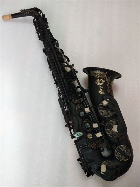France Selmer 802 E Flat Alto Saxophone Unique Sax Black Paint Music
