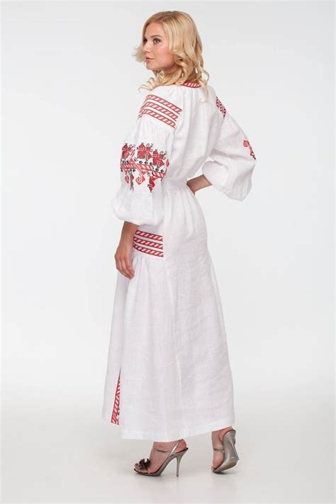 ukrainian beauty folk fashion Вишиванки 2kolyory fashion folk fashion long sleeve dress