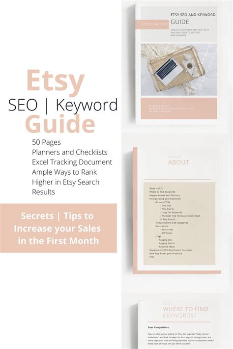 Etsy SEO and Keyword Guide Etsy Seller's Guide How to | Etsy | Etsy seo, Etsy planner, Etsy ebook