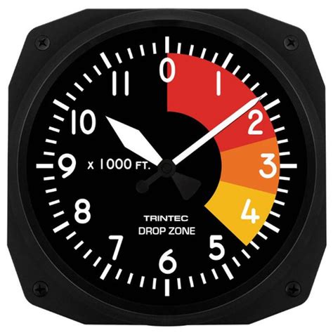 Trintec 10 Drop Zone Clock