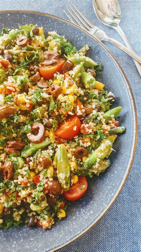 Vegetable Quinoa Salad Mediterranean Eatz