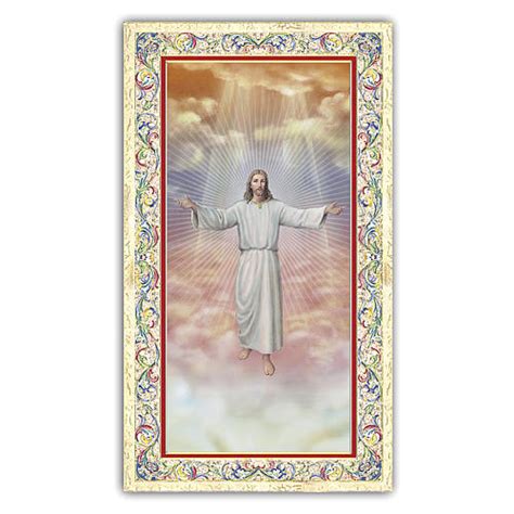 Holy Card Jesus Welcoming Into Heaven Beatitudes Ita 10x5 Online