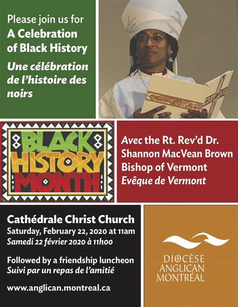 22 February A Celebration Of Black History Service Bulletin Christ