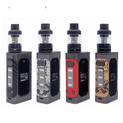 E Cig Kits E Cig Starter Kits 100w Electronic Cigarette Box Mod