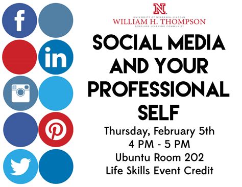 Social Media And Your Professional Self Announce University Of