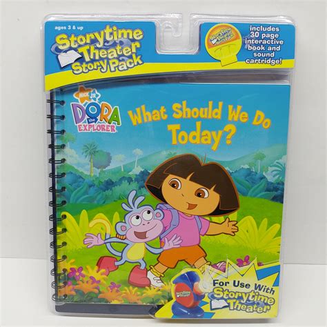 Storytime Theater Story Pack Dora The Explorer What Should We To Today Milton Wares