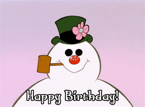 Happy Birthday Frosty The Snowman S Find And Share On Giphy