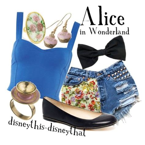 Alice In Wonderland By Disneythis Disneythat On Polyvore Alice In Wonderland Outfit Disney