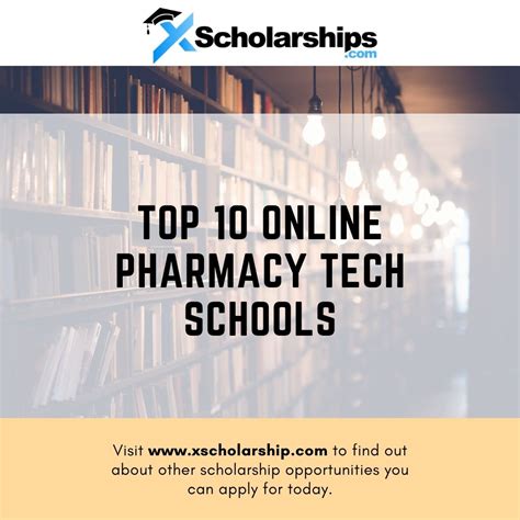 Top 10 Online Pharmacy Tech Schools Xscholarship