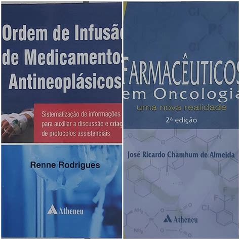 Livro Ordem de Infusão de Medicamentos Livro Farmacêutico em