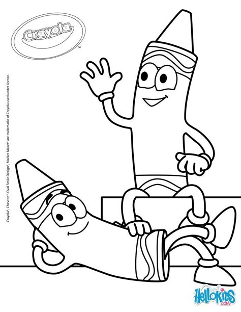 Crayola Crayon Coloring Pages Coloring Home - Coloring Page Kids