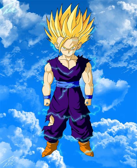 Gohan Super Saiyan 2 By Unique Shadow On DeviantArt