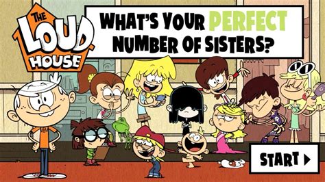The Loud House Whats Your Perfect Number Of Sisters Nickelodeon