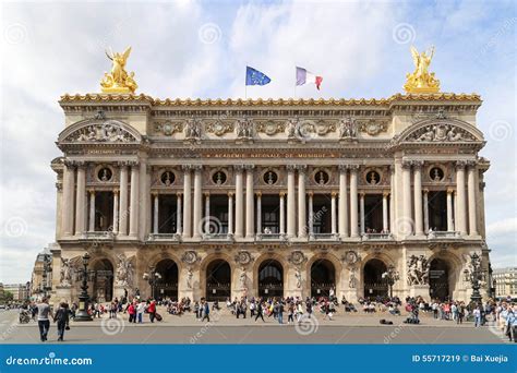 Opera House In Parisfrance Editorial Stock Image Image Of