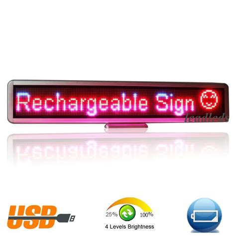 Indoor Led Sign Battery Powered Led Sign Mini Led Sign Led Text