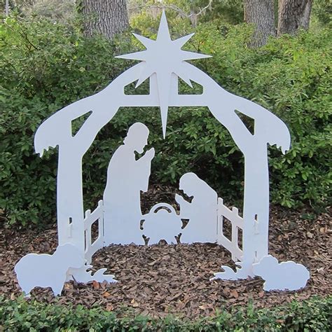 Holiday Decoration Clearance Holy Night Outdoor Christmas Nativity Set