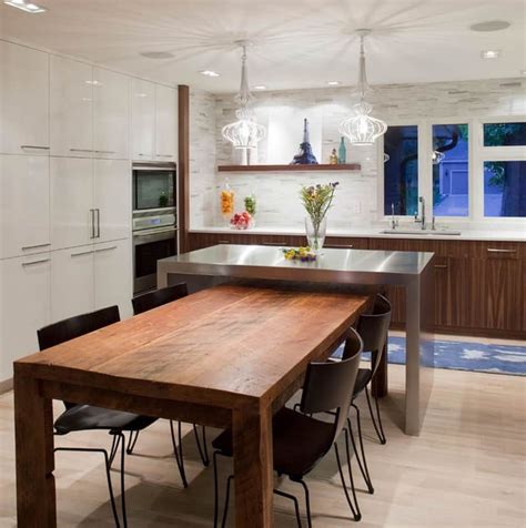 Inspired By Stainless Steel Kitchen Islands Kitchen Island Dining