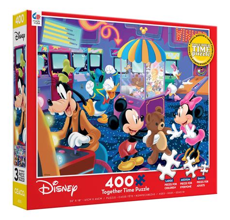 Ceaco Together Time Disney Arcade 400 Piece Kids Jigsaw Puzzle