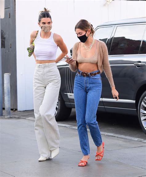 kendall jenner and hailey bieber out shopping in los angeles 10 07 2020 hawtcelebs