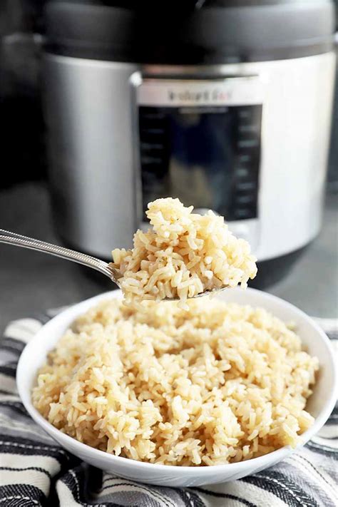 How To Cook Brown Rice In An Electric Pressure Cooker Foodal