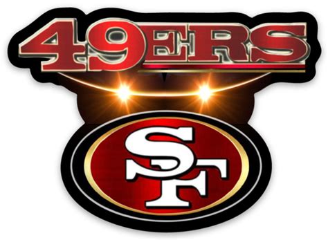 San Francisco 49ers Logo Type Nfl Football Die Cut Sticker Ebay
