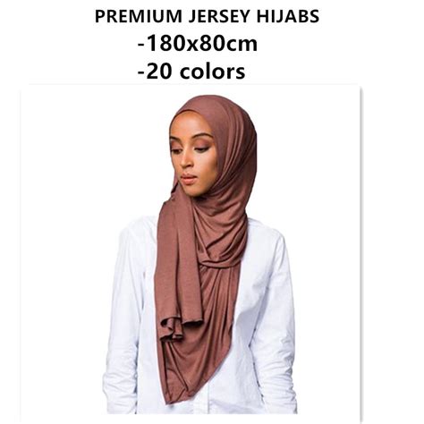 Premium Jersey Muslim Hijabs Scarf Womens Maxi Big Large Head Wrap
