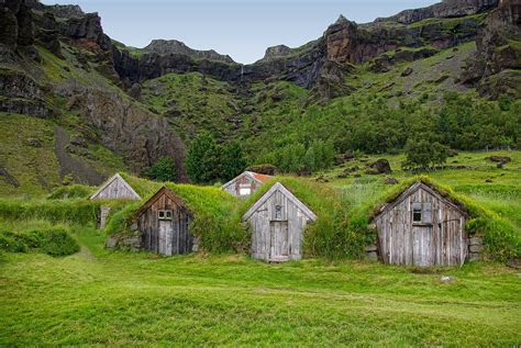 Núpsstaður Centuries Old Icelandic Farming Huts Until Th Flickr