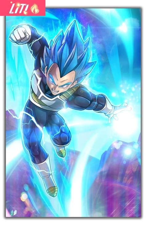 Briefly about dragon ball super: Epic fan art print of Vegeta inspired by Dragonball Super ...