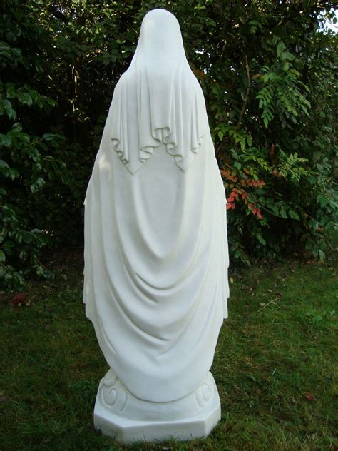 Religious Virgin Mary Statue Garden Sculpture Art