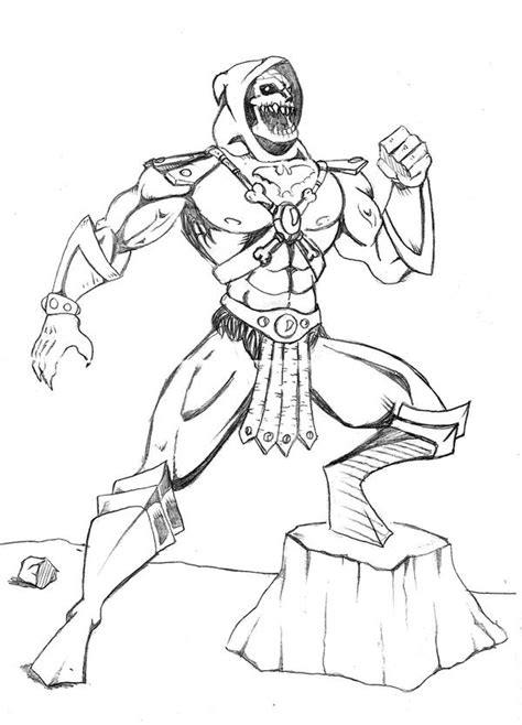 Skeletor Coloring Pages Coloring Pages