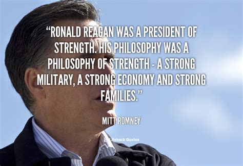 Ronald Reagan Military Quotes On Strength Quotesgram
