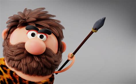 Artstation Caveman 3d