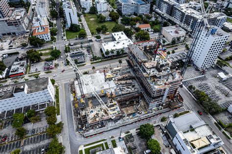 Construction Rises On First Phase Of Nema Miami At 2900 Biscayne