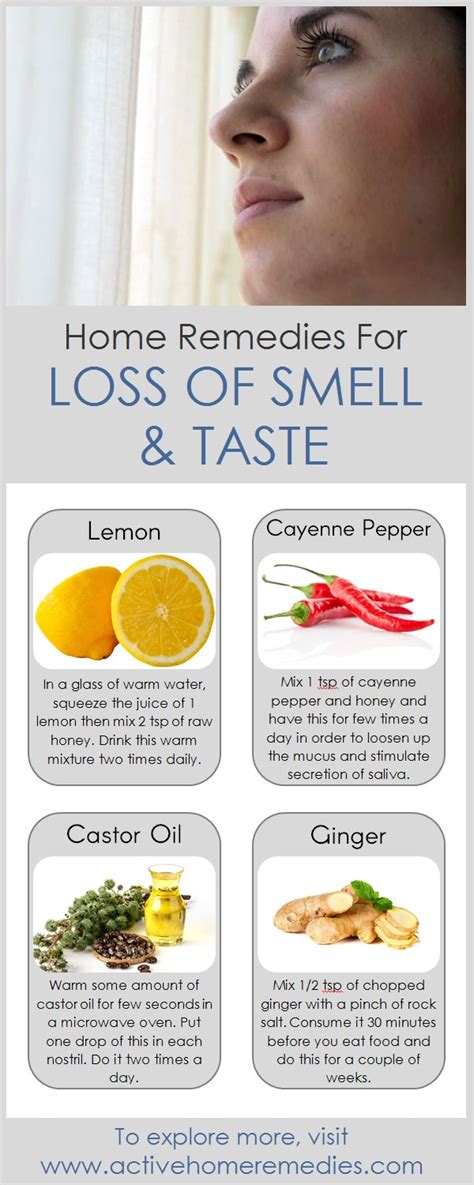 Home Remedies For Loss Of Smell And Taste Active Home Remedies