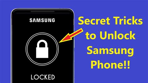 Secret Tricks To Unlock Samsung Phone If Forgot Password Without Losing