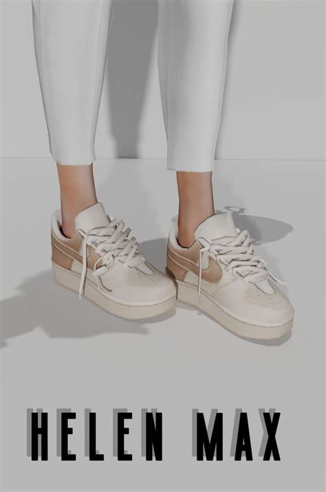 𝐇𝐞𝐥𝐞𝐧 𝐌𝐚𝐱 𝐁𝐞𝐢𝐠𝐞 𝐍𝐢𝐤𝐞 Patreon Sims 4 Sims 4 Cc Shoes Sims