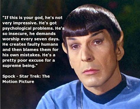 Acerbic Politics Spock Logical About God
