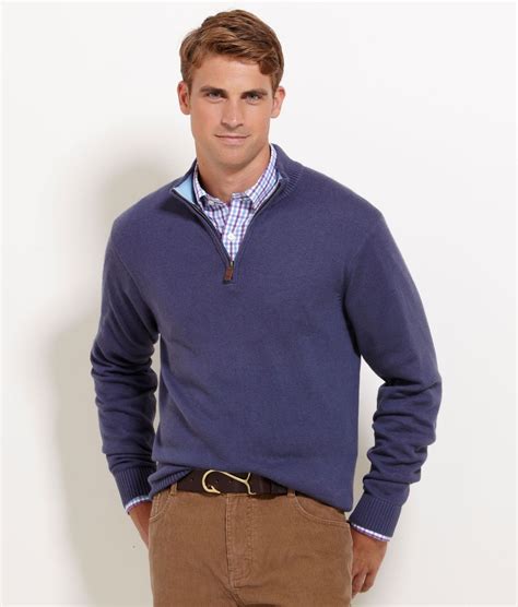 Quarter Zip Sweater And Button Down Well Dressed Men Preppy Mens