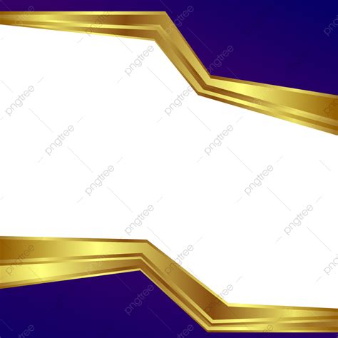 Blue Gold Elegant Vector Png Images Elegant Blue Gold Frame Background