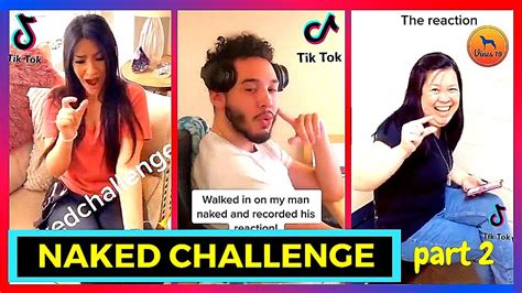 Walking Naked Challenge Tiktok Compilation Funny Couples Goals