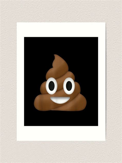 Emoji Poop Pile Of Poo Humor Cute Funny Smiley Emoticon Text Art