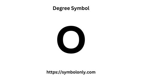 Degree Symbol Copy And Paste