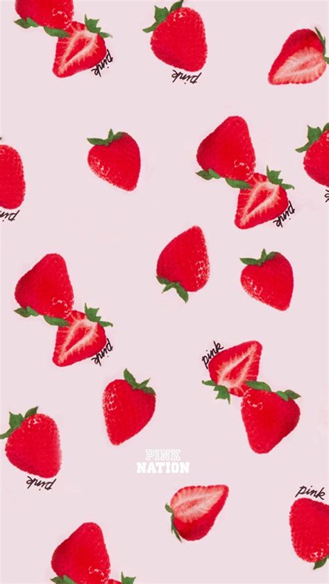Aesthetic Strawberries Wallpapers Wallpaper Cave