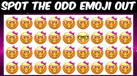 Can You Find The Odd Emoji Out In These Pictures Youtube