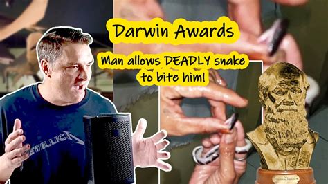 Darwin Awards Man Allows Deadly Snake To Bite Him Youtube