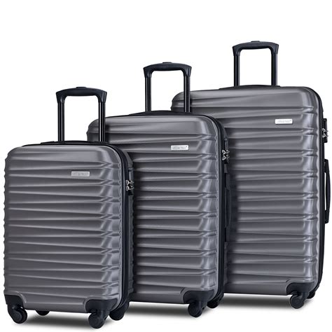 Segmart 3 Pieces Luggage Sets On Sale Segmart Carryon Lightweight